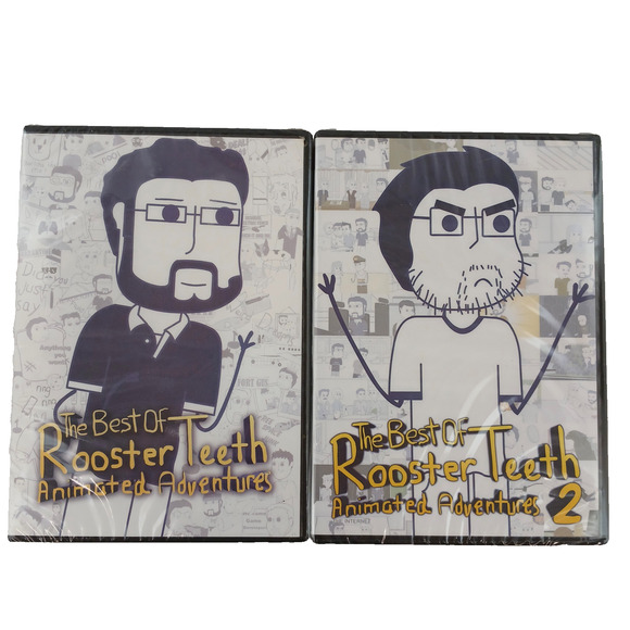 The Best of Rooster Teeth Animated Adventures & Vol. 2 DVD Comedy Collection Set - Picture 1 of 11